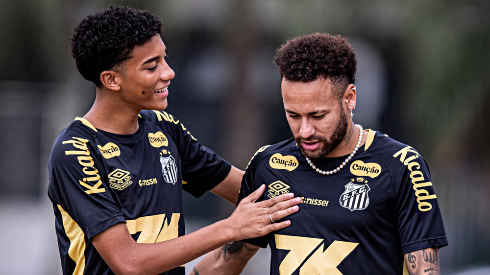 Robinho Jr. y Neymar