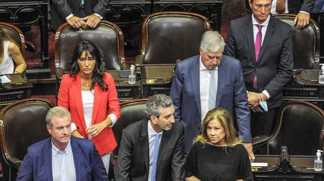 Los Andes | jura de Diputados nacionales , Bloque Federal , Natalia De La Sota , Graciela Camaño , Florencio Randazzo , Ignacio García Aresca . Congreso . Foto Federico Lopez Claro