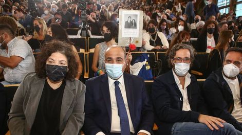 Los Andes | Los funcionarios acompañaron al Presidente en un acto.