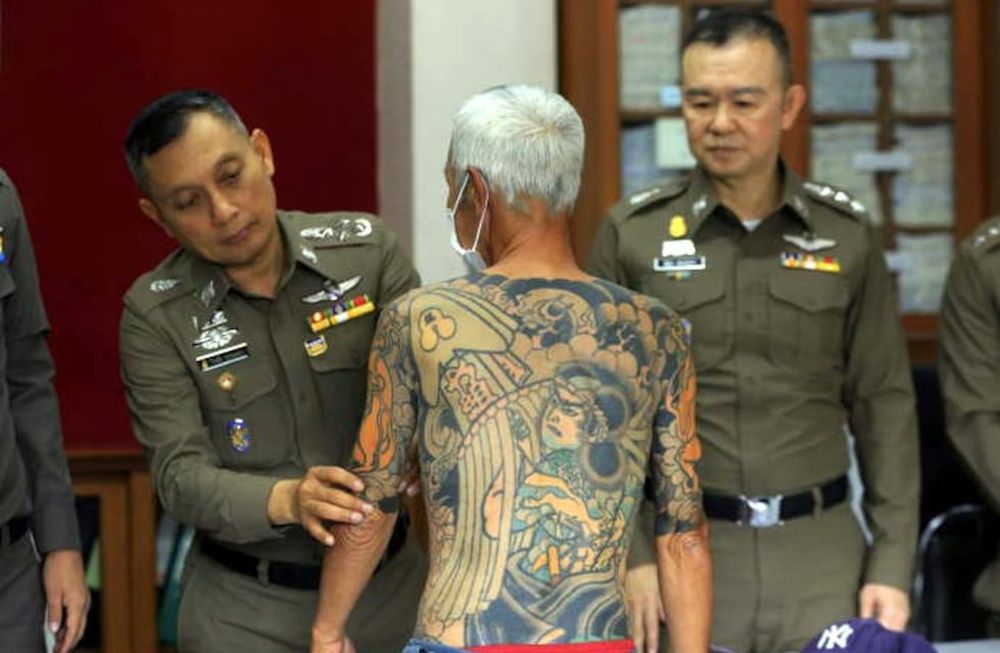 Por sus tatuajes virales, atrapan a mafioso japonés