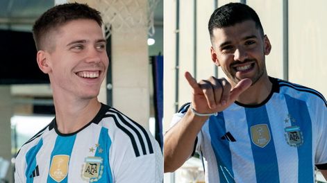Juan Foyth y Gerónimo Rulli se presentaron a entrenar con el Villarreal con la camiseta de la Selección Argentina.