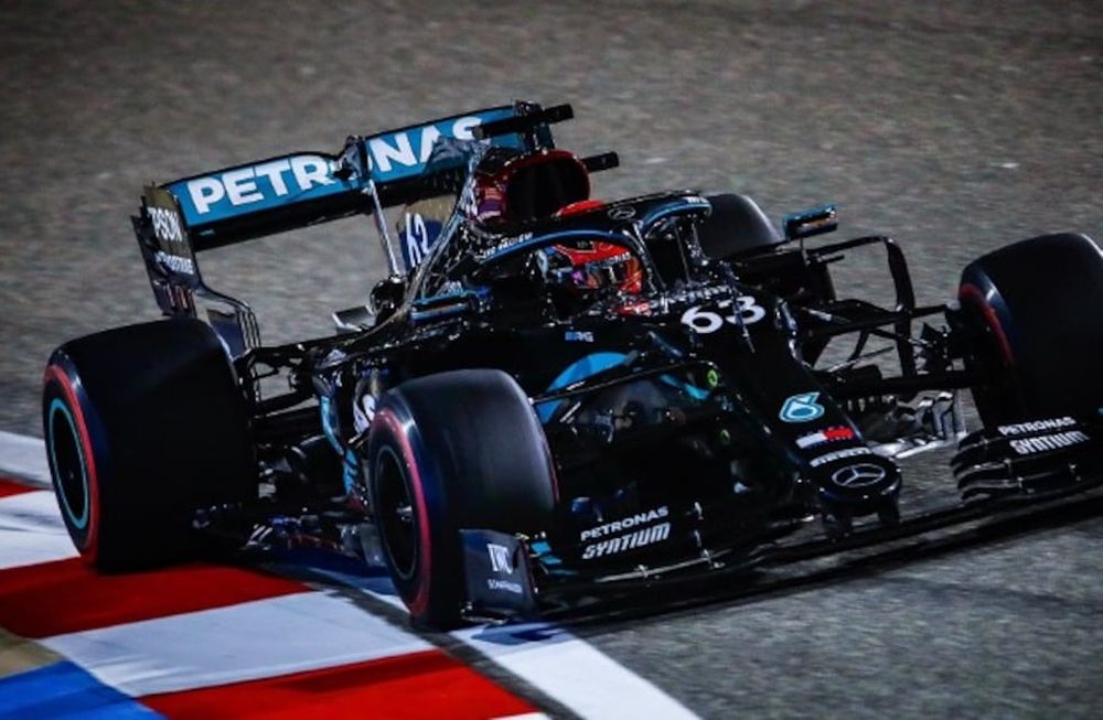 F1: George Russell, reemplazante de Hamilton, el más veloz del viernes