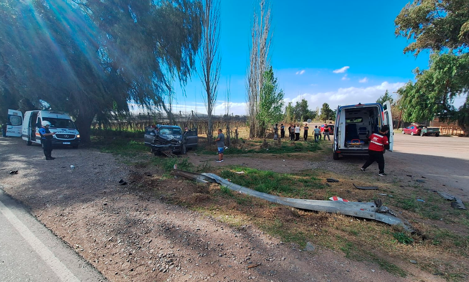 Tragedia en San Rafael: dos personas murieron tras un choque en la Ruta 143