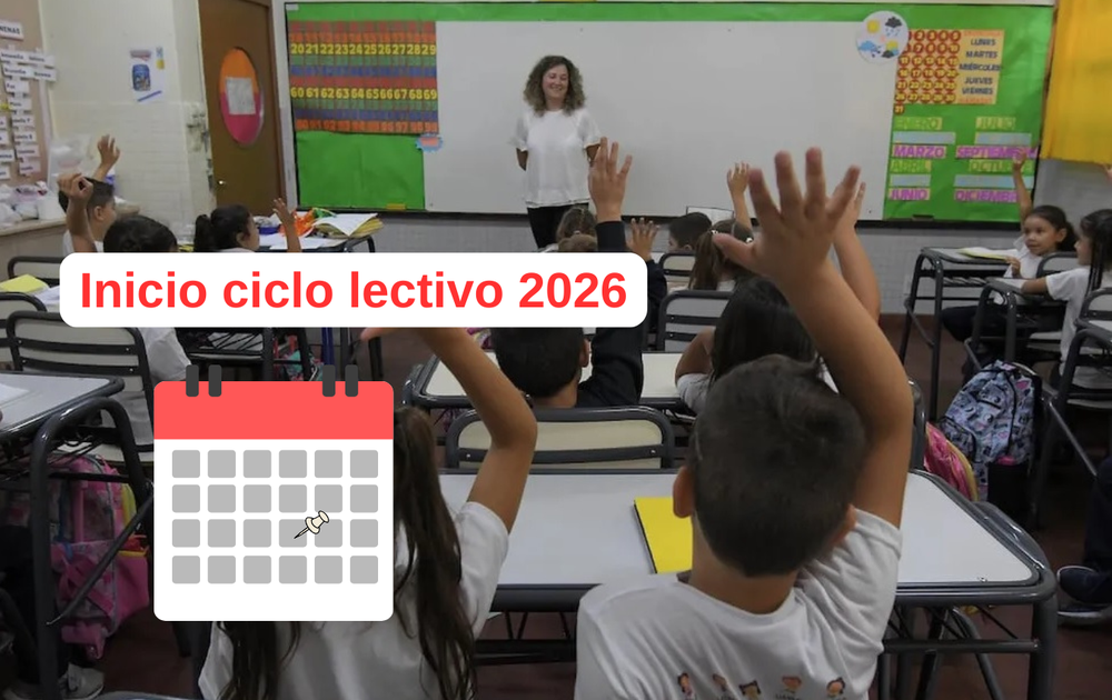 Calendario oficial del ciclo lectivo 2026