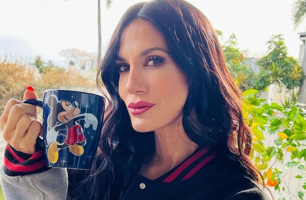 Silvina Escudero y su top escotado para ejercictarse. / Instagram
