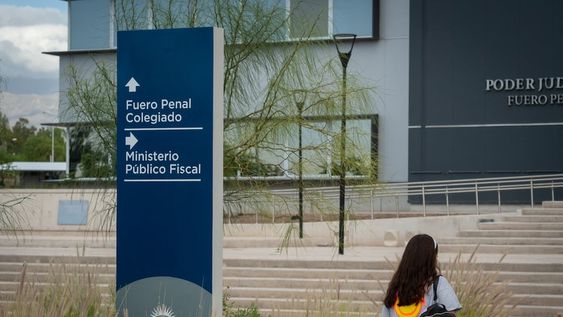 Poder Judicial de Mendoza, Fuero Penal Colegiado. Foto: Ignacio Blanco / Los Andes