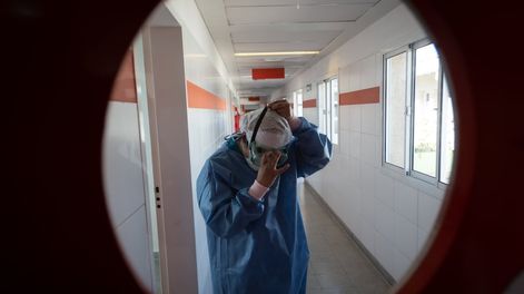 Los Andes | Mendoza 11 de septiembre de 2020 SociedadHospital Carrillo, personal medico que trabaja sin descanso Dr. Vanina Sinigalia Foto: Ignacio Blanco / Los Andes