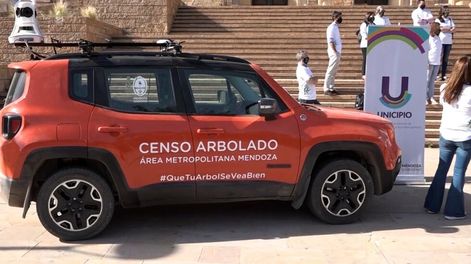 Los Andes | Inicio. El equipo móvil utilizado para llevar adelante el censo del arbolado público fue presentado a fines del año pasado. Foto: José Gutiérrez / Los Andes.