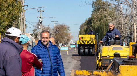 Maipú Crece: más de 450 cuadras serán asfaltadas en todo el municipio