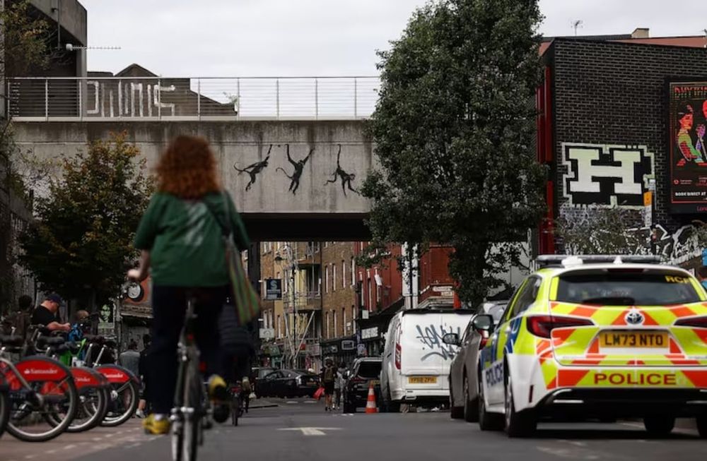 Banksy inunda las calles de Londres con nuevos graffitis de animales.