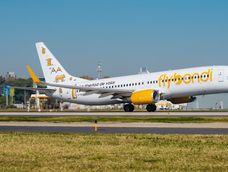 Flybondi canceló este viernes el 68% de los vuelos. Flybondi canceló este viernes el 68% de los vuelos.