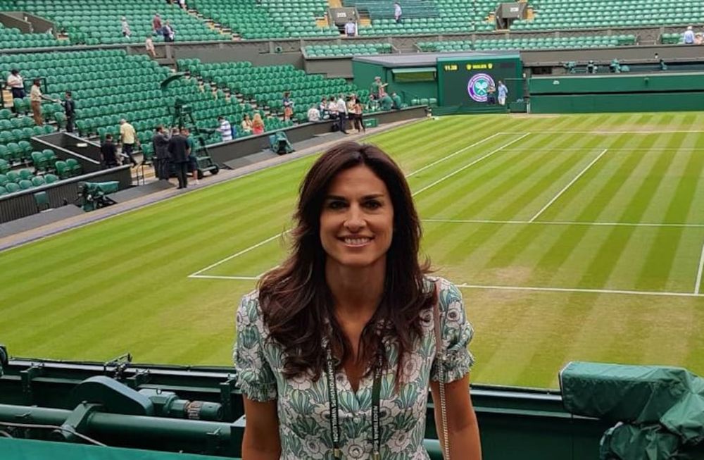 Gabriela Sabatini en Wimbledon.