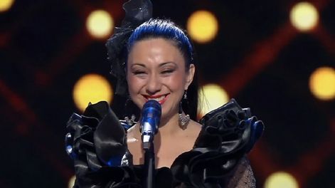 Los Andes | La mendocina Johana Quinteros imitó a Isabel Pantoja en Mi nombre es (TVN Chile)