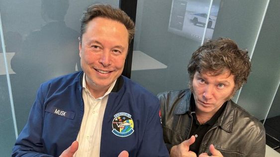 Qué hará Milei en Estados Unidos: Elon Musk, campana en Wall Street, ONU, Google y New York Times. La foto con el director de Tesla en abril pasado.