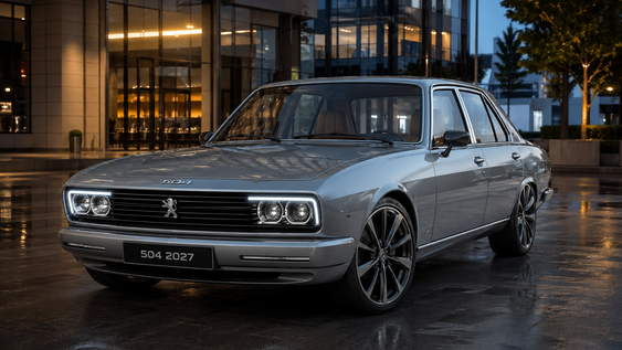 asi se vera el nuevo peugeot 504: una version 2027 del auto que marco tendencia en argentina