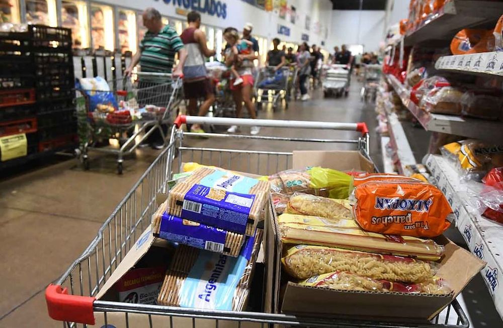 Alimentos y bebidas fue el rubro que tuvo un mayor incremento el mes pasado, del 10,9% en la provincia. Foto: José Gutierrez / Los AndesFoto:José Gutierrez / Los Andes