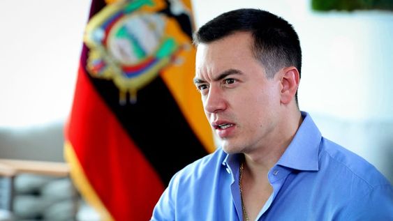 Daniel Noboa, presidente de Ecuador.