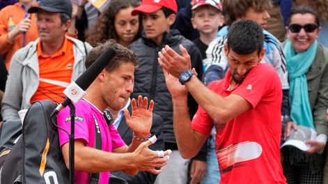 Los Andes | Novak Djokovic derrotó a Diego Schwartzman y el argentino quedó eliminado de la competencia. AP
