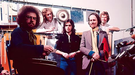 Los Andes | La formación que grabó Larks Tongues in Aspic en 1973.