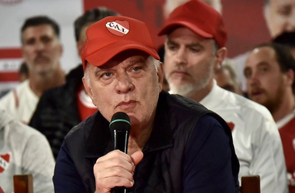 Fútbol. Néstor Grindetti presidente del Club Independiente de Avellaneda