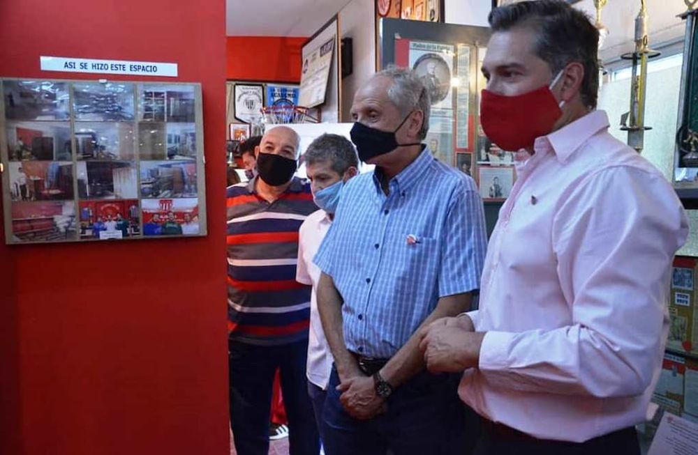 Atlético Club San Martín fue el primer club de Cuyo que tuvo Museo propio. Su encargado, Mauricio Castillo, organizó una  jornada inolvidable. / Gentileza.