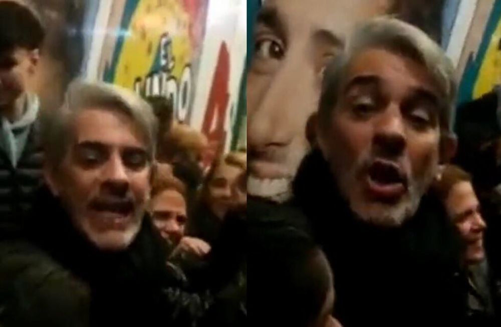 Escracharon a Pablo Echarri a la salida de un teatro: “No vas a poder caminar por la calle, vos y todos los kirchneristas”. / Foto: Captura de video