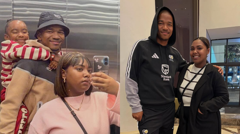 Jayden Adams y su novia Aqueelah Chloe Adendorf.
