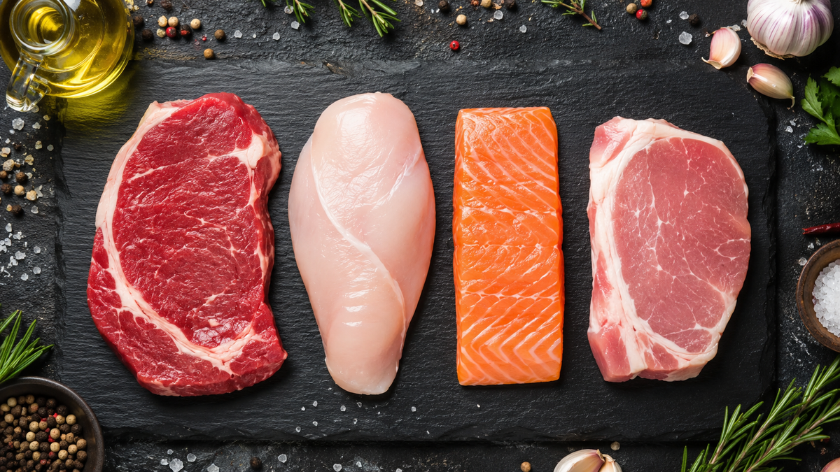 Cuál carne tiene más proteínas entre la vacuna, el