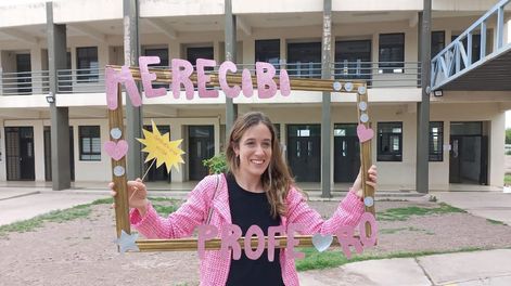 Los Andes | Rocío Barberá logró recibirse de profe de matemática.