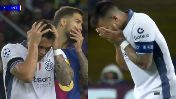 lautaro martinez salio lesionado en el barcelona - inter de milan y preocupo a todos