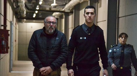 Los Andes | Cacho Garay, hoy en el Polo Judicial. / Gentileza Poder Judicial