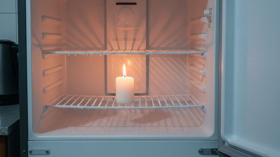 una vela encendida en el freezer: por que lo recomiendan y para que sirve