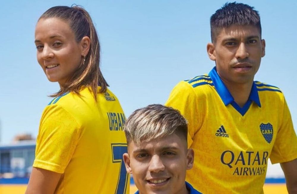 La nueva camiseta de Boca en homenaje a Casa Amarilla. / Gentileza.