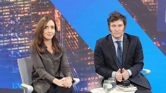 Javier Milei y Victoria Villarruel, de La Libertad Avanza.