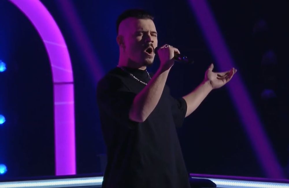 Francisco Escudero, el único mendocino en La Voz Argentina.