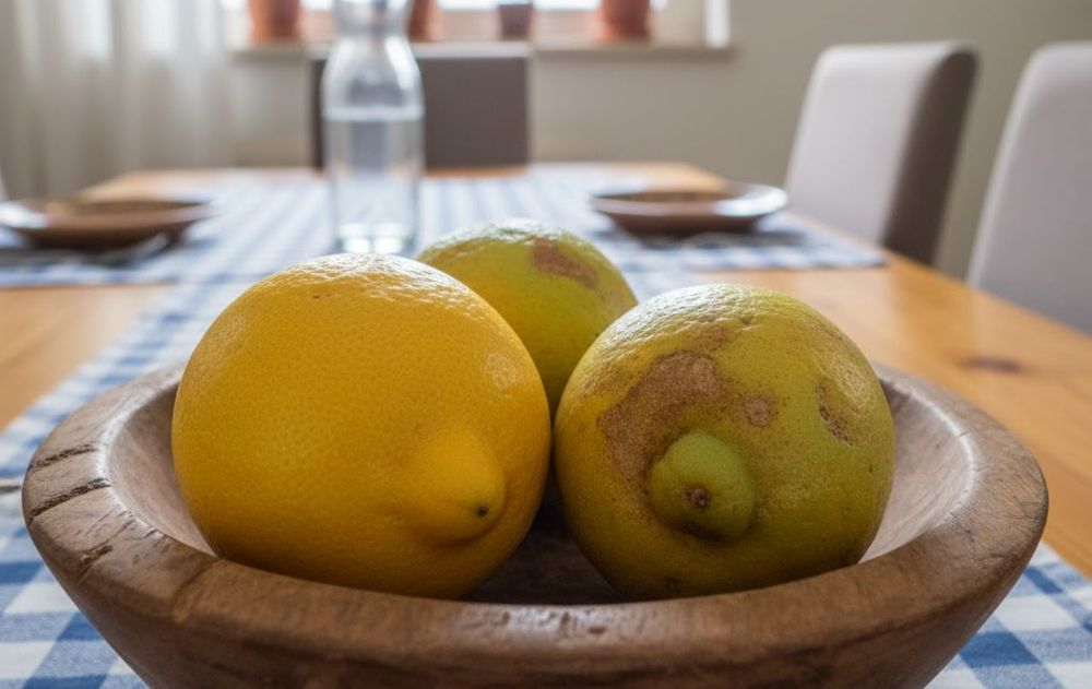 La velocidad con la que cambia la apariencia de los limones puede ser una señal para reorganizar espacios o ajustar ciertos hábitos domésticos.