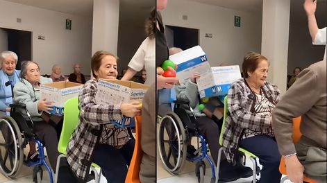 Un divertido momento en un juego entre ancianos se volvió furor en TikTok.&nbsp;