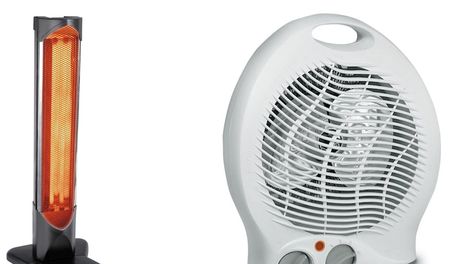 La eficacia energética de una estufa de cuarzo y un caloventor es diferente. - Imágenes web