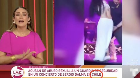 Telemundo confundió Mendoza con Chile al hablar del caso de abuso en el recital de Sergio Dalma.