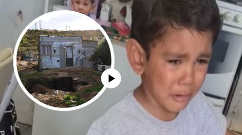Video: el deplorable estado de la casa donde vivía Ángel López junto a su madre biológica