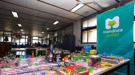 La Ciudad decomisó una importante cantidad de pirotecnia