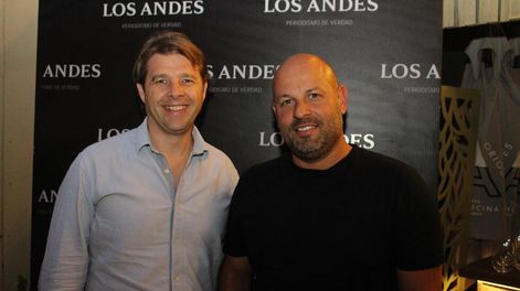 Alejandro Chocrón y Pablo Vicchi celebraron junto a Diario Los Andes el día de la publicidad/ Foto Nicolàs Guevara