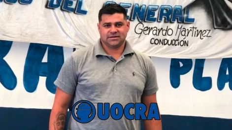 Iván Tobar, barra y sindicalista de la UOCRA.