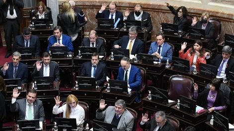 Los Andes | El Frente de Todos logró aprobar la moratoria previsional en el Senado (Foto: Comunicación Senado)