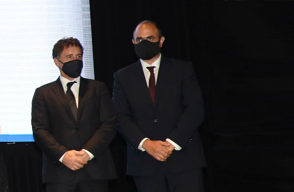 Palermo y Adaro, dos de los integrantes de la Suprema Corte local que proponen una comisión de transparencia. Foto: José Gutierrez / Los Andes.