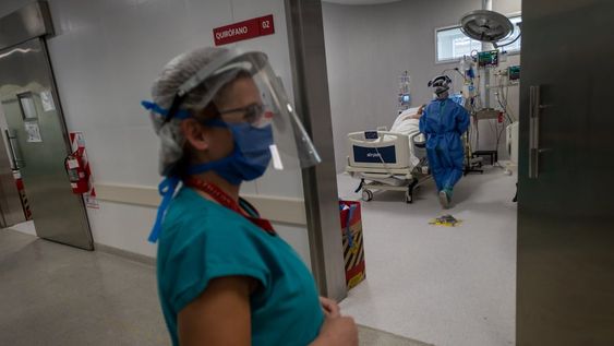 Los quirofanos de la nueva guardia del Hospital Central acondicionados para Guardia Covid y terapia intensiva con respirador para pacientes críticos. Ignacio Blanco / Los Andes Foto: Ignacio Blanco / Los Andes