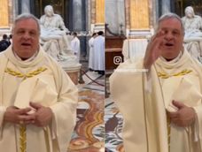 Marcelo Colombo, arzobispo de Mendoza, viajó al Vaticano para participar del funeral del papa Francisco. - Captura de video / Los Andes