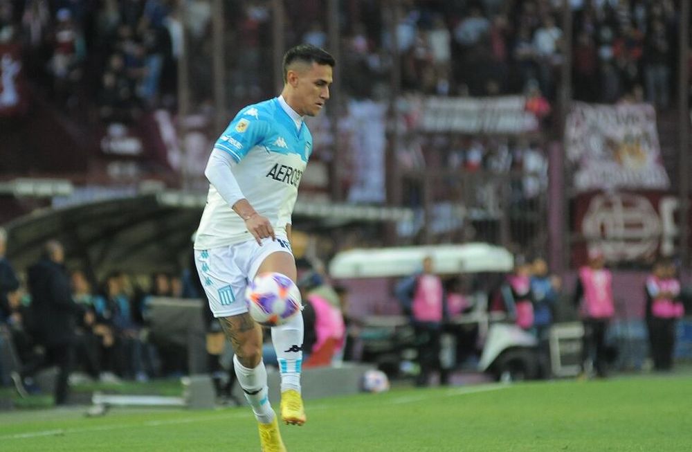 Matías Rojas felicitó a Boca por adelantado. Un pícaro. / Prensa Racing
