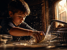 investigaciones muestran que los ninos que tenian tareas domesticas desarrollaron una fortaleza unica