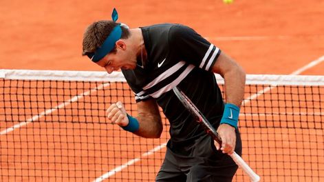Del Potro sacó a Mahut y se metió en segunda ronda de Roland Garros
